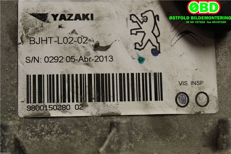 Diverse deler til Peugeot Partner 2008-2015 (Type II, Fase 1)  (PEUGEOT|9800150280|)