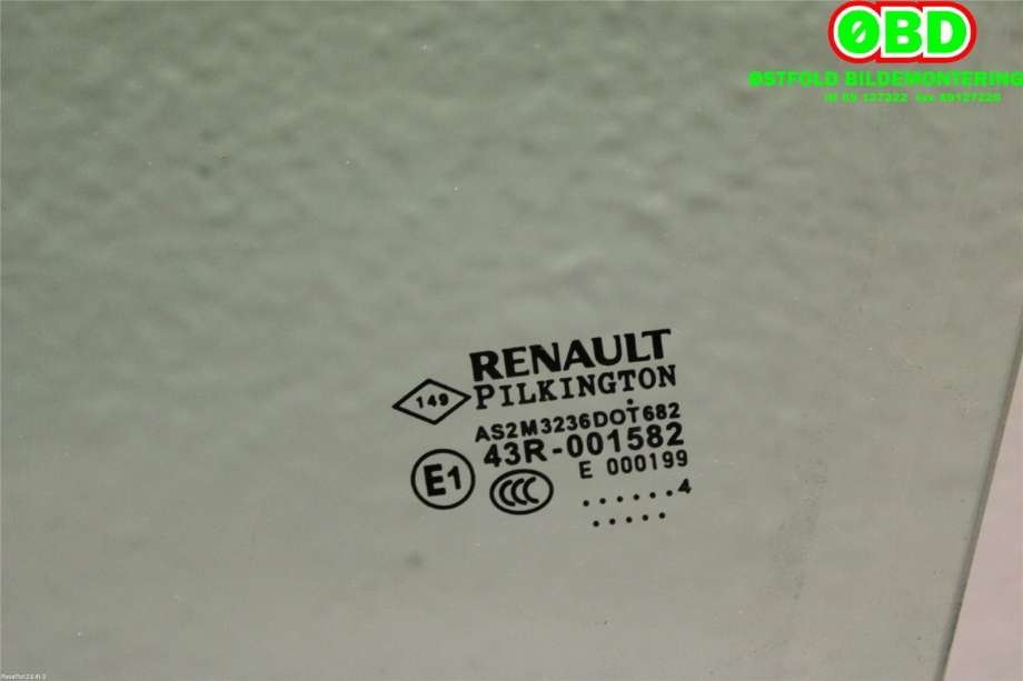 Siderute venstre foran til Renault Captur 2013-2020 (Type I)  (RENAULT|803015006R|803011573R|)
