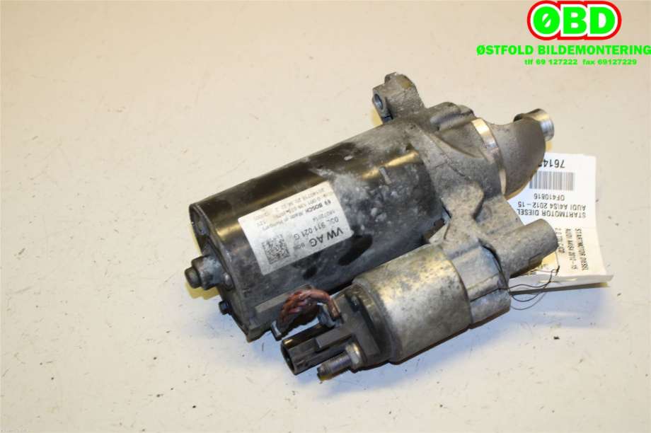 Starter diesel til Audi A4 2007-2014 (Type IV) (B8) (B8) (AUDI|03L 911 021 G||03L911021G)