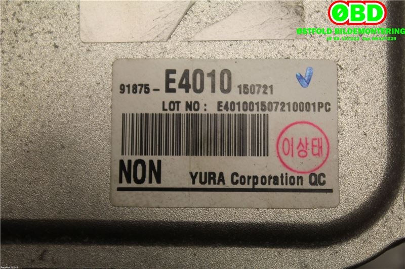 Diverse deler til Kia Soul 2014-2019 (Type II)  (KIA|91875E4010||366000E240)