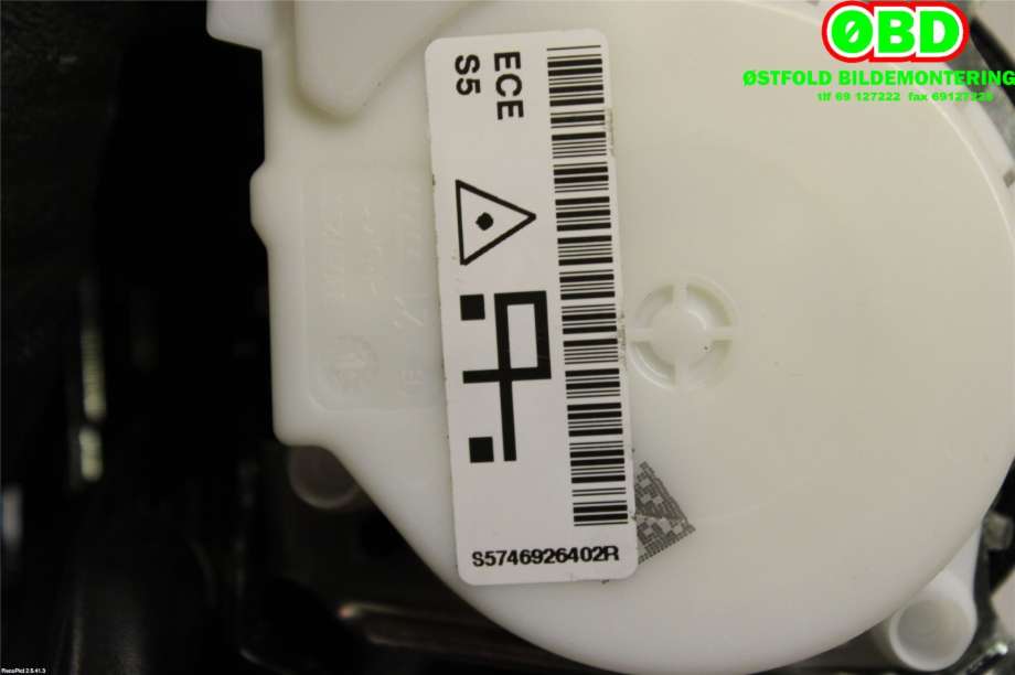 Sikkerhetsbelte bak midtre til BMW 2-Serie 2014-2021 (F22/F23) (F22/F23) (BMW|72 11 7 469 264|)