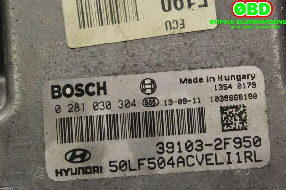 Styreenhet motor til Hyundai Ix35 2010-2015 (HYUNDAI|391032F950|)