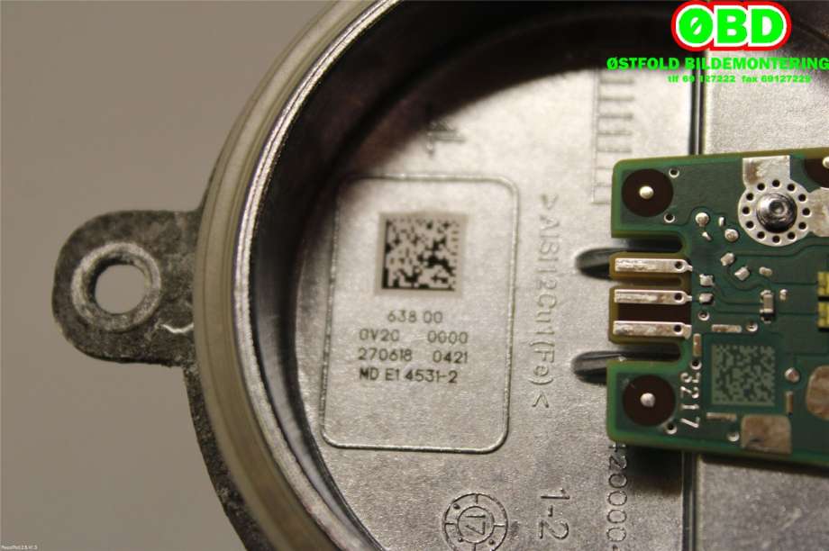 Styreenhet xenon/ballast til BMW 2-Serie 2014-2021 (F22/F23) (F22/F23) (BMW|63 21 7 491 664|)