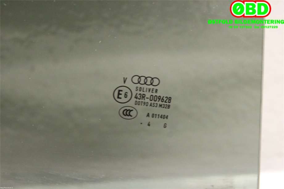 Siderute høyre bak til Audi A4 2007-2014 (Type IV) (B8) (B8) (AUDI|8K9 845 206 C|)
