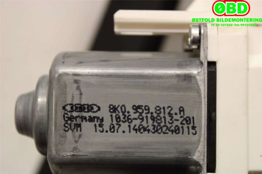 Ruteheis høyre bak til Audi A4 2007-2014 (Type IV) (B8) (B8) (AUDI|8K0 839 462 A|8K0 839 462 C|)