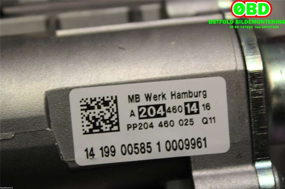 Rattaksel elektrisk servo til Tesla Model S 2013-2016 (Fase 1)  (TESLA|2044601416|)