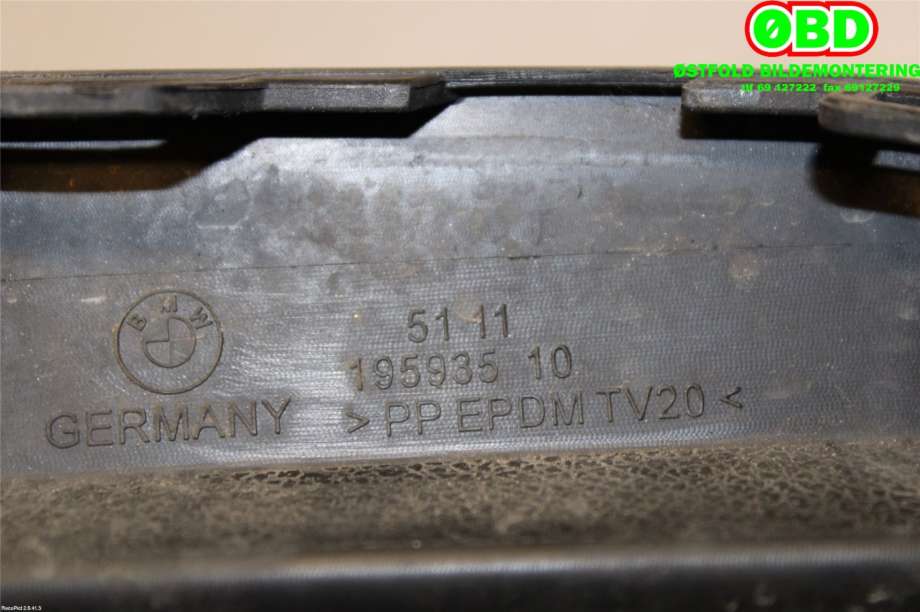 Diverse deler til BMW 2-Serie 2014-2021 (F22/F23) (F22/F23) (BMW|51 11 7 932 853|)