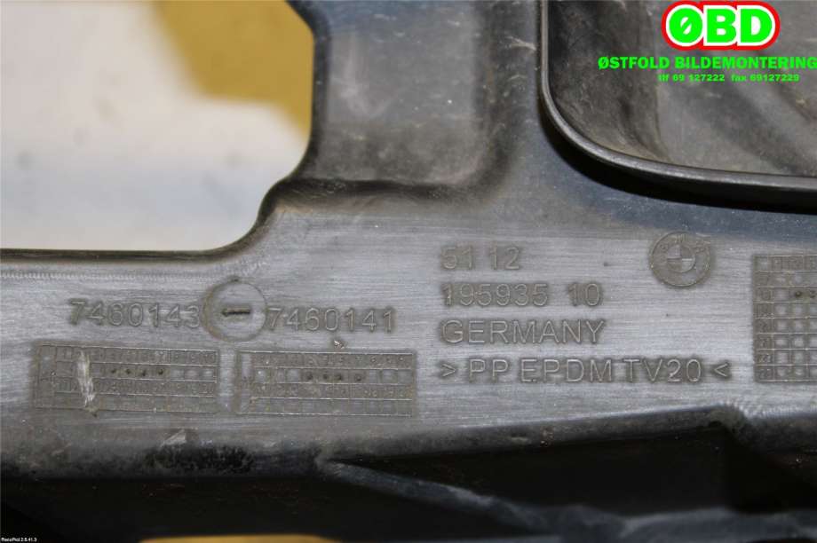 Diverse deler til BMW 2-Serie 2014-2021 (F22/F23) (F22/F23) (BMW|51 11 7 460 144|)
