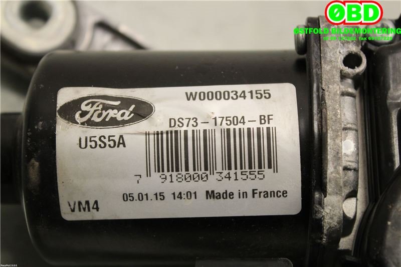 Viskermotor frontrute til Ford Mondeo 2014-2019 (Type V, Fase 1)  (FORD|2512454|W000034155|DS7317504BF)