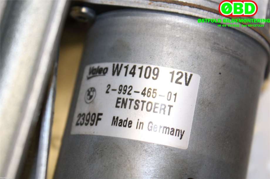 Viskermotor frontrute til BMW X1 2009-2015 (E84) (E84) (BMW||2992465)