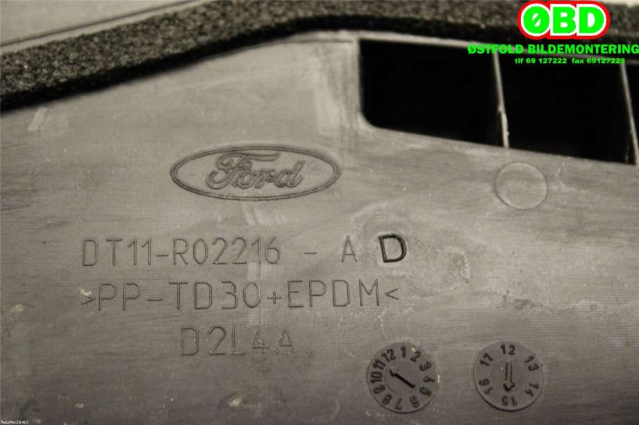 Deksel til Ford Transit Connect 2013-2018 Type II, Fase 1  (FORD|1846410||DT11R02216AD)