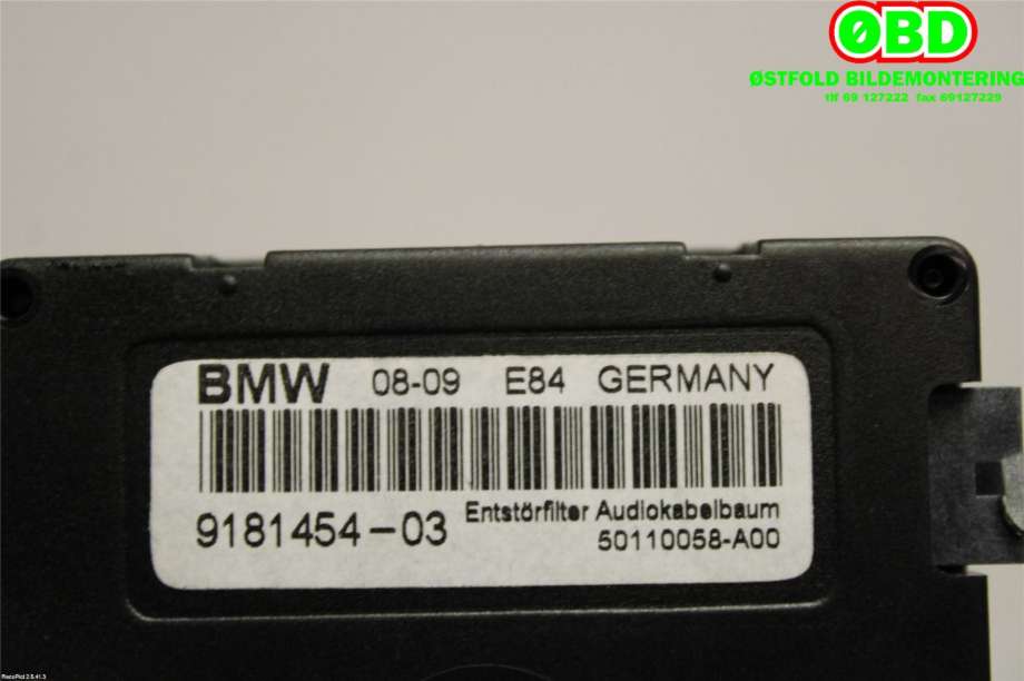 Antenne forsterker til BMW X1 2009-2015 (E84) (E84) (BMW|65209181454||9181454)