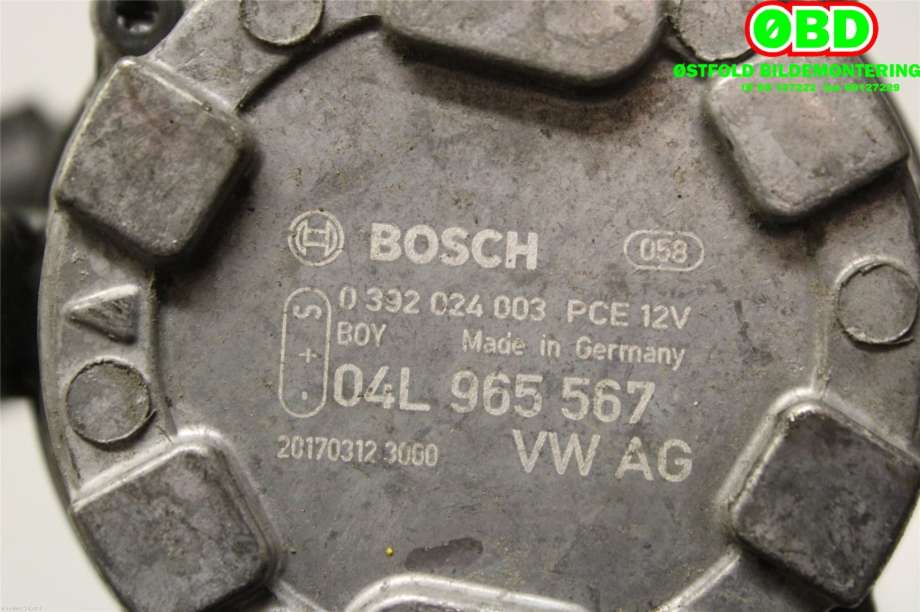Sirkulasjonspumpe til VW Passat 2015-2019 (Fase 1) (B8) (B8) (VOLKSWAGEN|04L 965 567||04L965567)