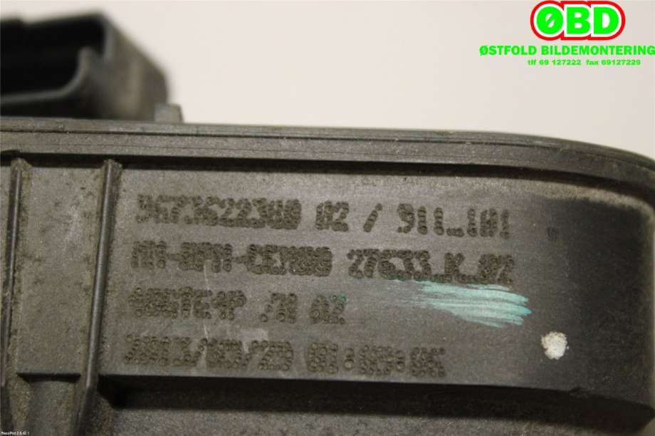 Spjeldhus til Peugeot 208 2012-2019 (Type I)  (PEUGEOT|9673622380|9842632980)