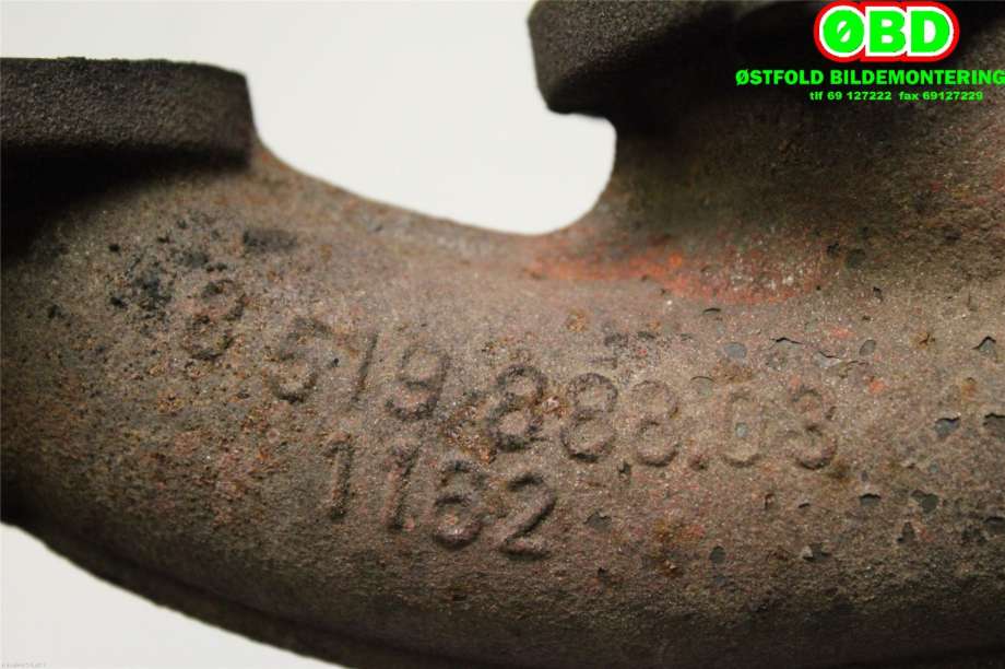 Manifold eksos til BMW 5-Serie 2010-2017 (F10/F11) (F10/F11) (BMW|11 62 8 519 888|)