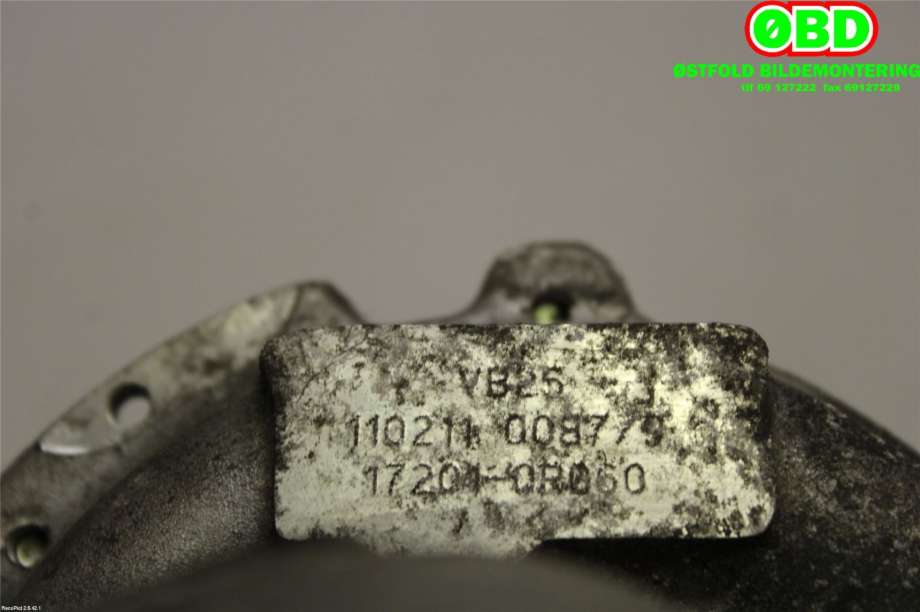 Turbo til Toyota Avensis 2009-2015 (Type III, Fase 1)  (TOYOTA|172010R060||172040R060)
