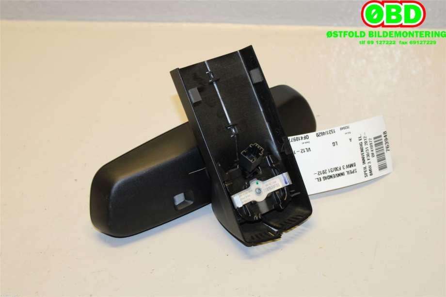 Speil innvendig til BMW 3-Serie 2012-2018 (F30/F31/F34) (F30/F31/F34) (BMW|51 16 9 256 137||9256137)