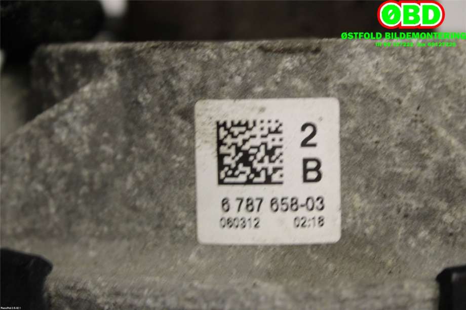 Motorfeste til BMW 3-Serie 2012-2018 (F30/F31/F34) (F30/F31/F34) (BMW|22 11 6 787 658|)