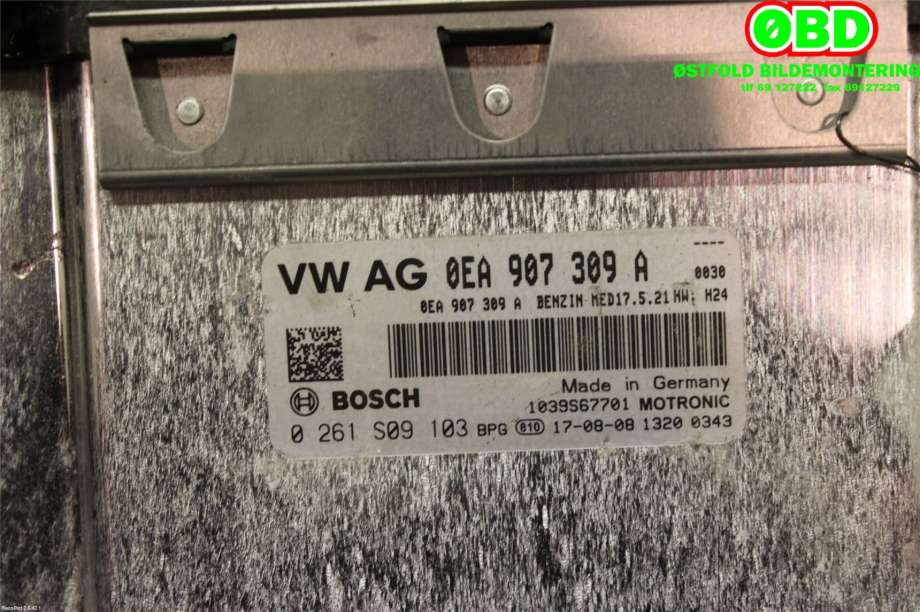 Styreenhet diverse til VW e-Golf 2017-2020 (Fase 2)  (VOLKSWAGEN|0EA 906 016 E|0261S09103|0EA907309A)