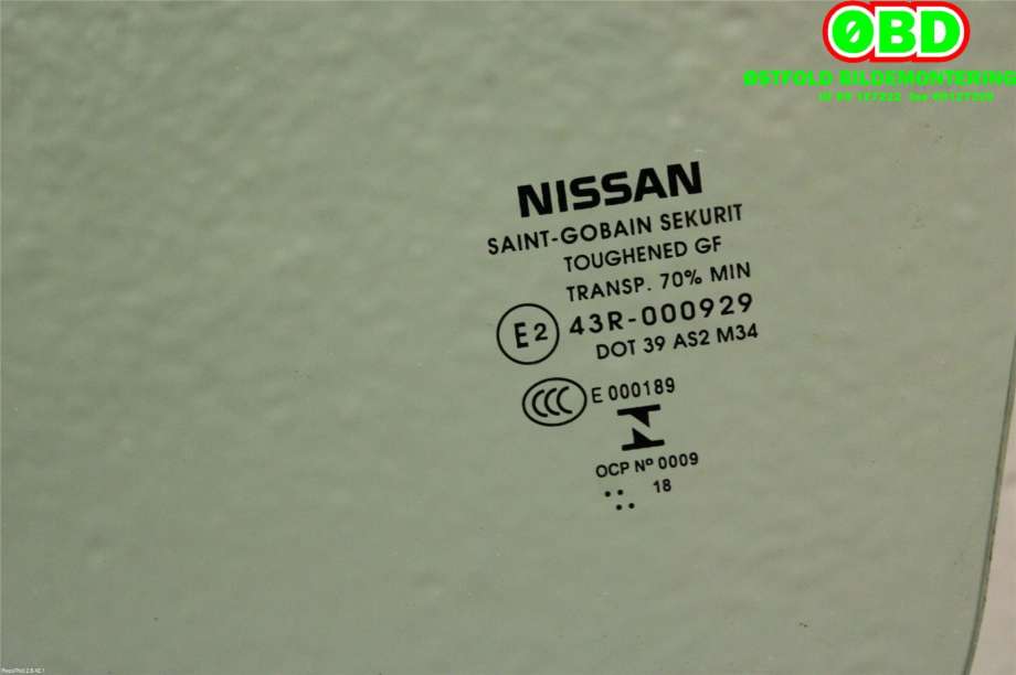Siderute venstre foran til Nissan Qashqai 2014-2021 (Type II) (NISSAN|803014EA0A|803014EA0B|)