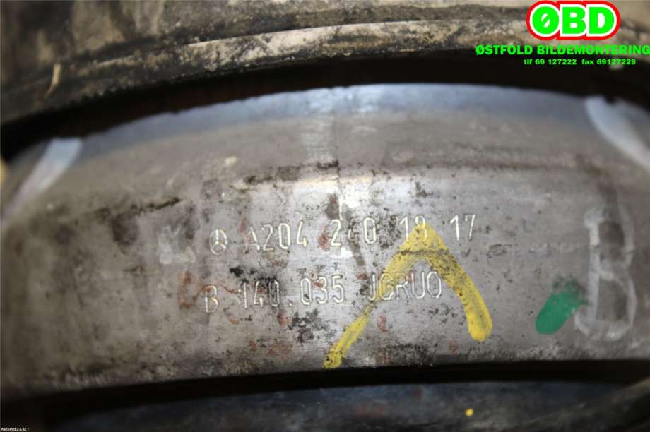 Motorfeste til Mercedes GLK 2008-2015 (X204) (X204) (MERCEDES|A 204 240 18 17|A 204 240 36 17|2042401817)
