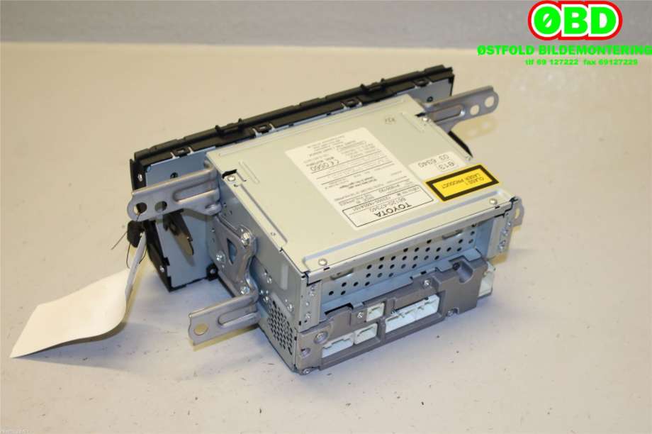 Bilstereo til Toyota Prius 2009-2016 (Type III) (COMBI) (COMBI) (TOYOTA|8612047340|1230001650A101)