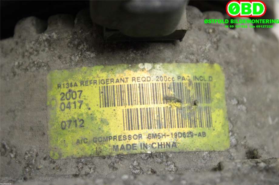 Aircondition kompressor til Volvo V50 2007-2012 (Fase 2)  (VOLVO|36002858|)