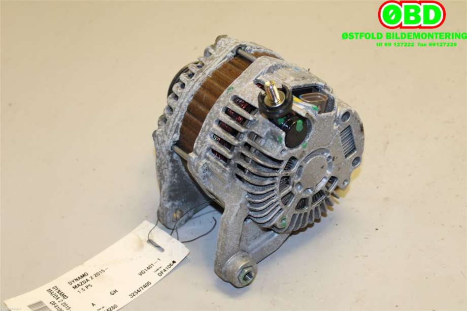Dynamo til Mazda 2 2015-2019 (Type III, Fase 1)  (MAZDA|P53N18300C|)
