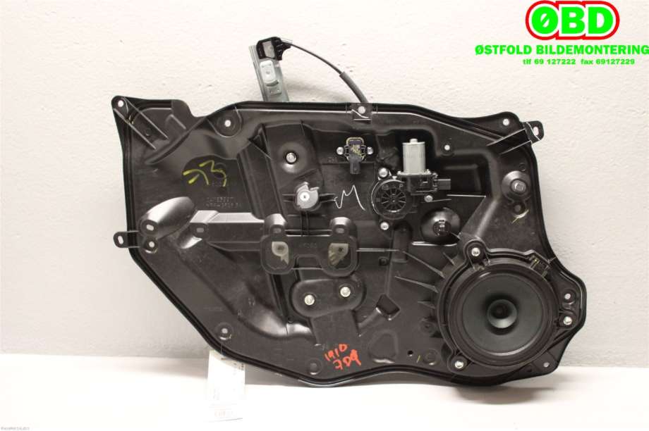 Ruteheis venstre foran til Mazda 2 2015-2019 (Type III, Fase 1) (MAZDA|DA6C59590|)