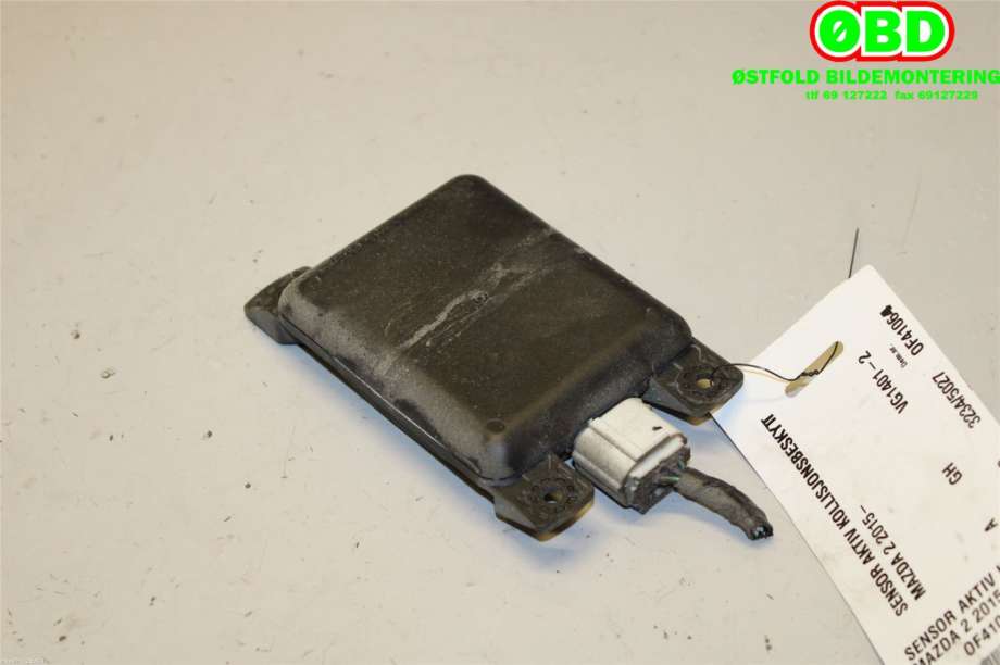 Sensor radar til Mazda 2 2015-2019 (Type III, Fase 1) (MAZDA|DA6A67Y80D|)