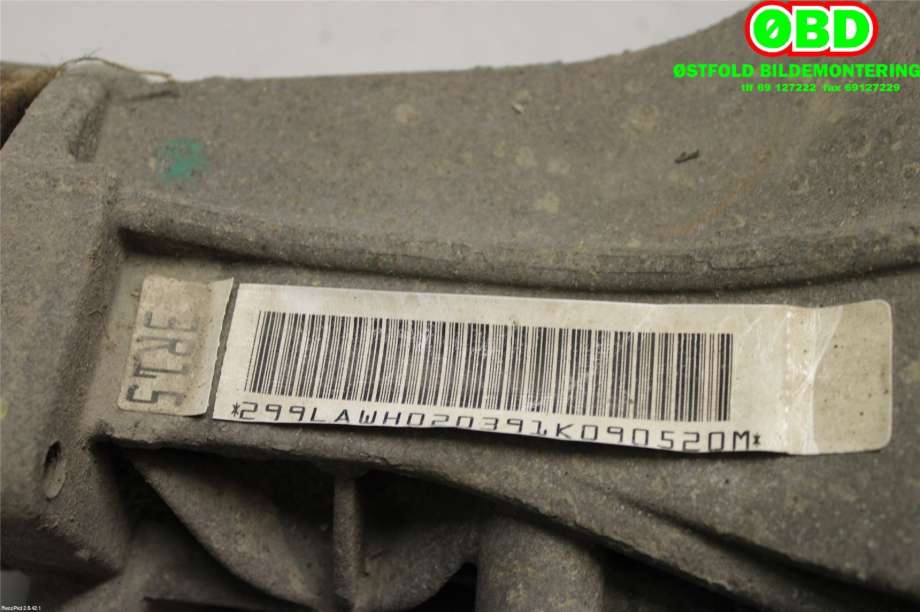 Kardang klokke bak til Audi Q5 2008-2012 (Type I, Fase 1)  (AUDI|0BC 500 043 Q|)
