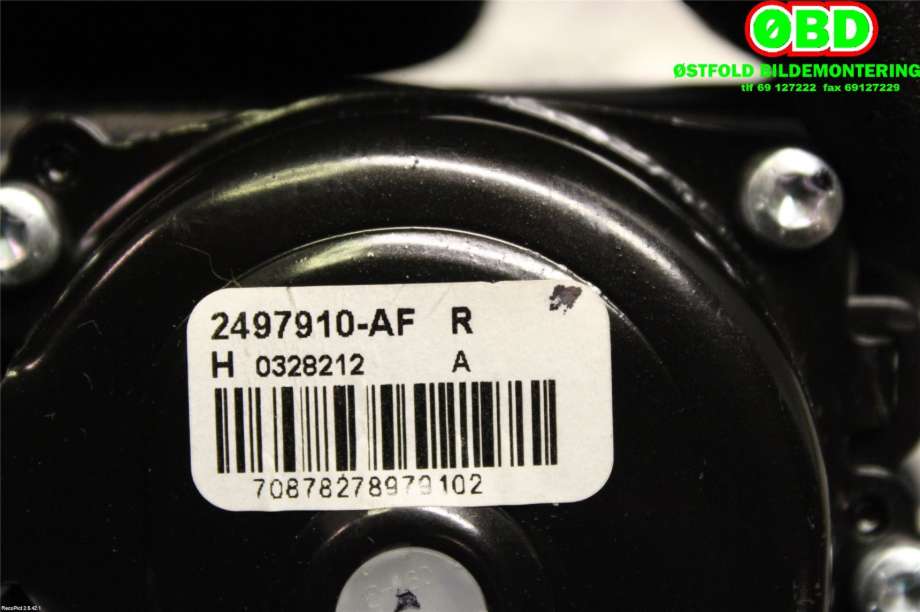 Airbag beltestrammer til Mazda 2 2015-2019 (Type III, Fase 1) (MAZDA|DA6A57L30B|)
