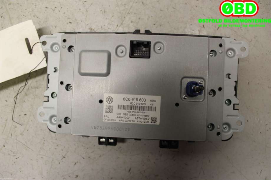 Bilstereo til VW Polo 2014-2017 (Type V, Fase 2)  (VOLKSWAGEN|6C0 919 603||6C0919603)