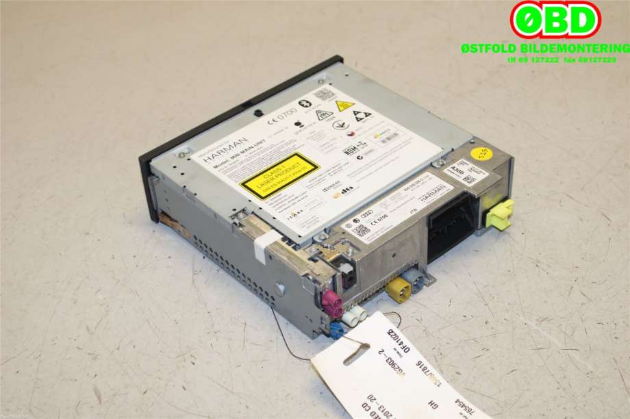 Bilstereo til Audi A3 2012-2016 (Type III, Fase 1)  (AUDI|8V0035036C|8V0035036CX)