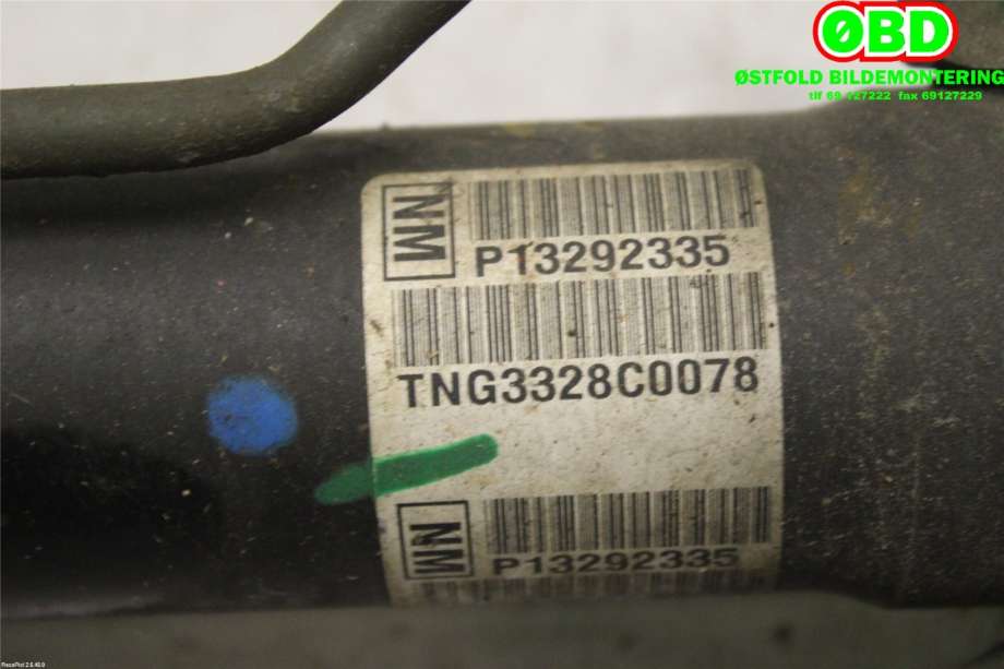 Tannstang til Opel Insignia A 2009-2014  (OPEL|13270984|59 00 349|13292335)