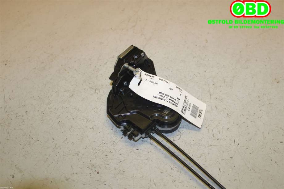 Låsekasse høyre bak til Citroën C1 2014-->> (Type II) (CITROEN|B0 009 506 80|B0 011 738 80|)