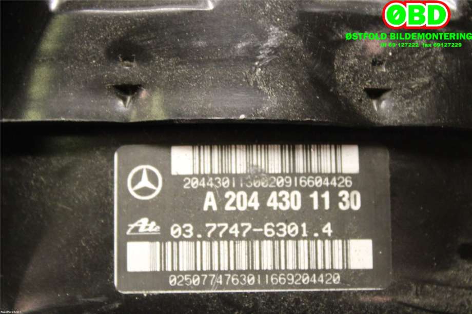 Bremsekraft-forsterker til Mercedes GLK 2008-2015 (X204) (X204) (MERCEDES|A 005 430 85 30||2044301130)