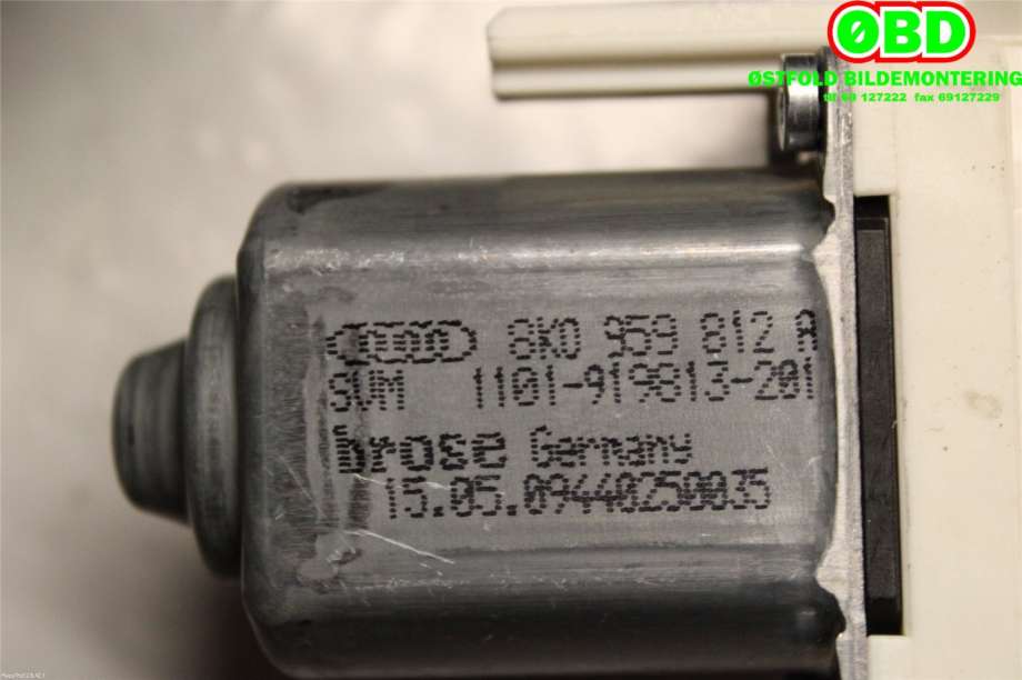Ruteheis høyre bak til Audi Q5 2008-2012 (Type I, Fase 1)  (AUDI|8K0 959 812 A||8K0959812A)