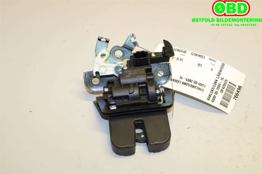 Baklukelås til Audi Q5 2008-2012 (Type I, Fase 1)  (AUDI|8K9 827 505 A|8R0 827 505 A|8R0827505)