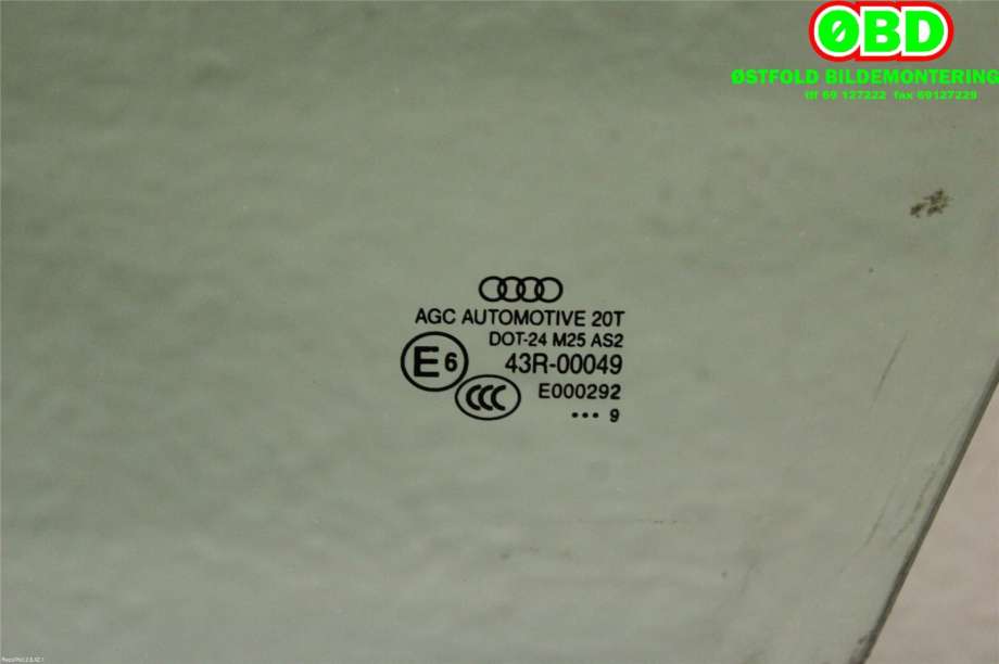 Siderute venstre foran til Audi Q5 2008-2012 (Type I, Fase 1)  (AUDI|8R0 845 201 B|)