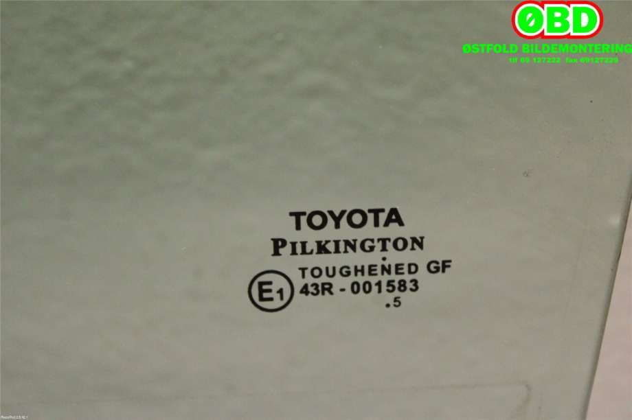 Siderute venstre bak til Toyota Auris 2015-2019 (Type II, Fase 2)  (TOYOTA|6810402360|)