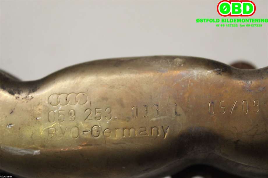 Manifold eksos til Audi Q5 2008-2012 (Type I, Fase 1)  (AUDI|059 253 033 AC|)