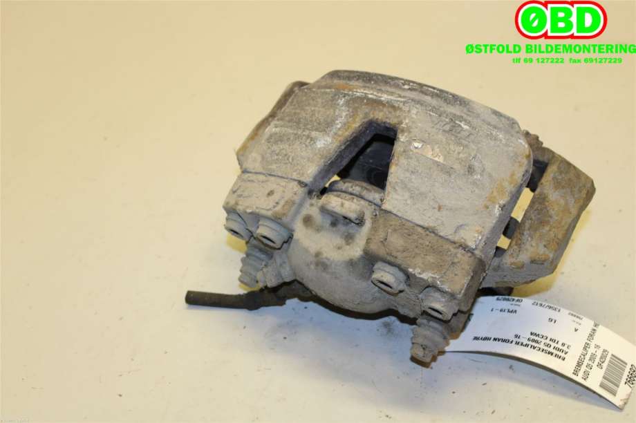 Bremsecaliper høyre foran til Audi Q5 2008-2012 (Type I, Fase 1) (AUDI|8K0 615 124 D|)