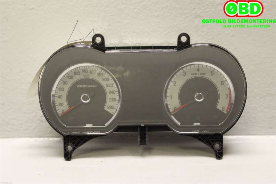 Instrumentpanel til Jaguar XF 2008-2015 (X250) (X250) (JAGUAR|C2Z4701|)