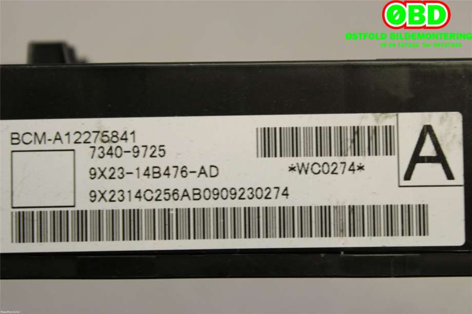 Sikringsboks til Jaguar XF 2008-2015 (X250) (X250) (JAGUAR|C2Z15084||9X2314B476AD)