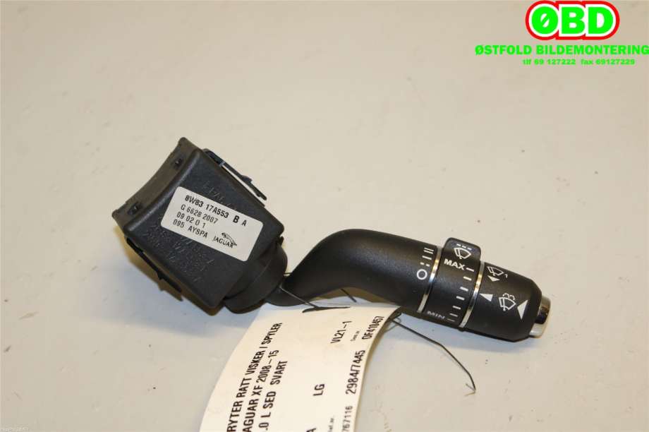 Bryter visker til Jaguar XF 2008-2015 (X250) (X250) (JAGUAR|C2Z11721||8W8317A553BA)