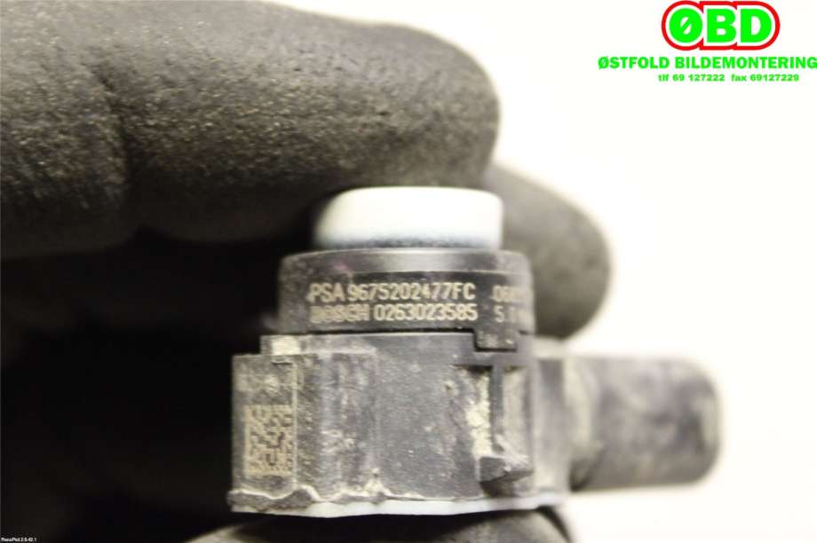 Parkeringssensor bak til Peugeot 208 2012-2019 (Type I)  (PEUGEOT|1608321780||9675202477FC)