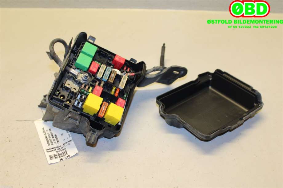 Sikringsboks til Peugeot 208 2012-2019 (Type I) (PEUGEOT|9671941780|)