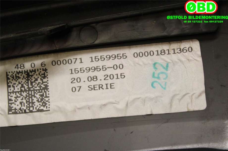 Karosseri diverse til BMW i3 2013-2022  (BMW|51 44 7 369 626|)