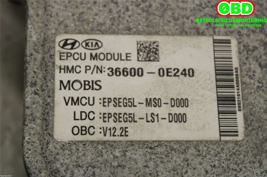 Diverse deler til Kia Soul 2014-2019 (Type II)  (KIA|91875E4010||366000E240)